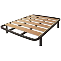 MUEBLIX.COM | Somier Lama Ancha para Cama 150 x 190 cm | Somier con 4 Patas | Láminas Madera de Chopo de 17 cm y…